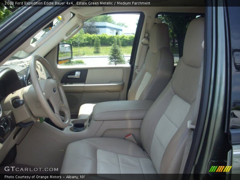 Estate Green Metallic / Medium Parchment 2003 Ford Expedition Eddie Bauer 4x4