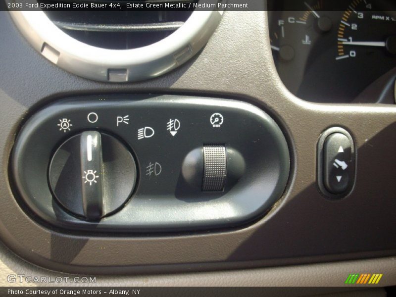 Estate Green Metallic / Medium Parchment 2003 Ford Expedition Eddie Bauer 4x4