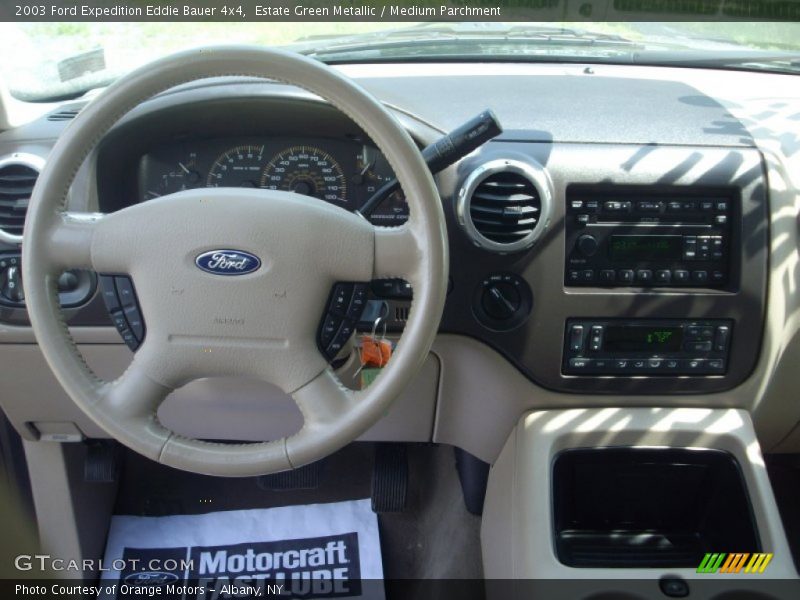 Estate Green Metallic / Medium Parchment 2003 Ford Expedition Eddie Bauer 4x4