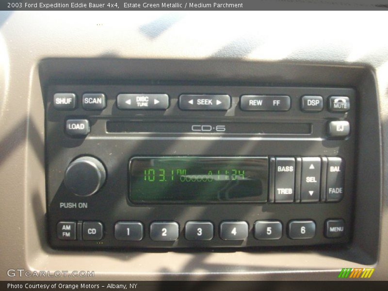 Estate Green Metallic / Medium Parchment 2003 Ford Expedition Eddie Bauer 4x4