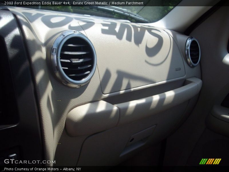 Estate Green Metallic / Medium Parchment 2003 Ford Expedition Eddie Bauer 4x4