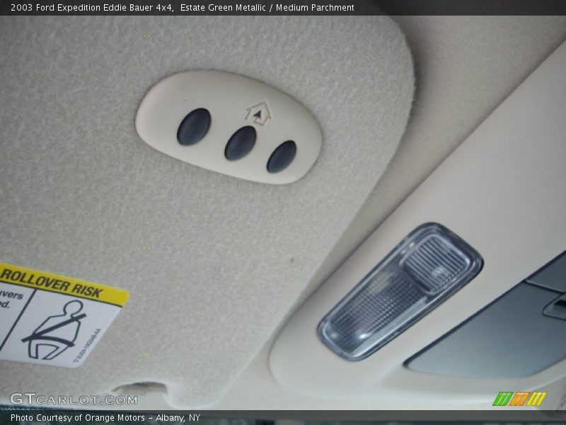Estate Green Metallic / Medium Parchment 2003 Ford Expedition Eddie Bauer 4x4