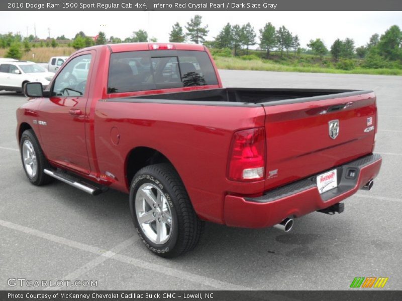 Inferno Red Crystal Pearl / Dark Slate Gray 2010 Dodge Ram 1500 Sport Regular Cab 4x4
