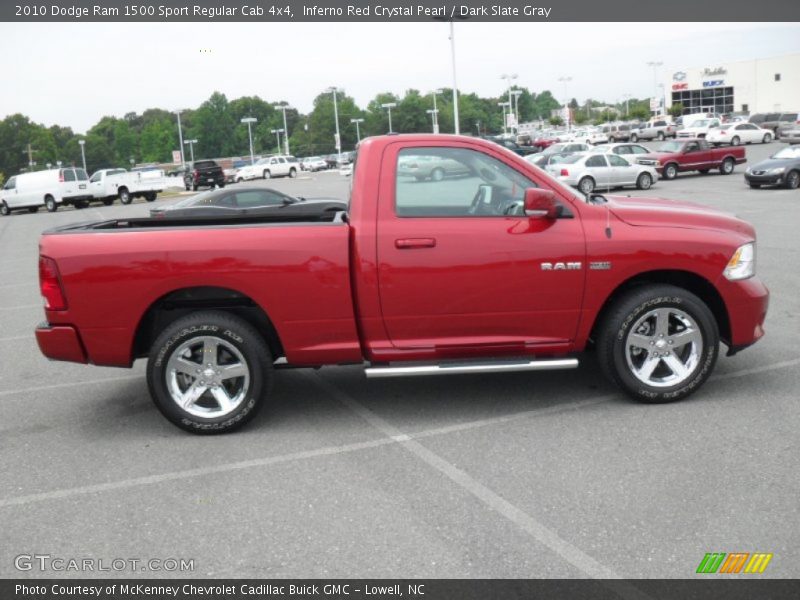  2010 Ram 1500 Sport Regular Cab 4x4 Inferno Red Crystal Pearl