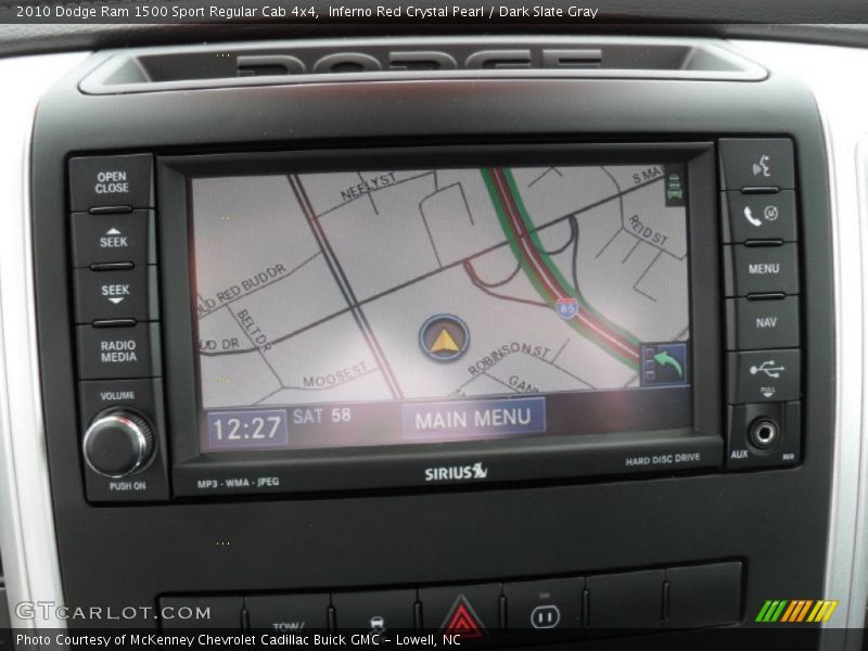 Navigation of 2010 Ram 1500 Sport Regular Cab 4x4
