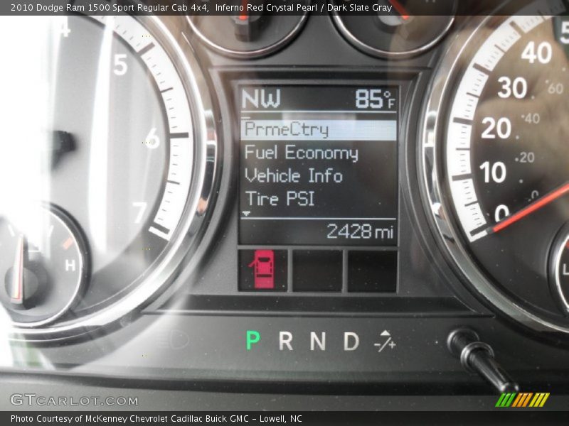 Inferno Red Crystal Pearl / Dark Slate Gray 2010 Dodge Ram 1500 Sport Regular Cab 4x4