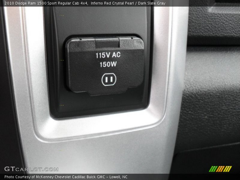 Controls of 2010 Ram 1500 Sport Regular Cab 4x4