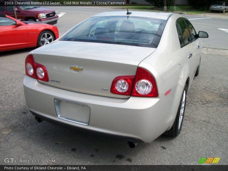 Gold Mist Metallic / Cocoa/Cashmere 2009 Chevrolet Malibu LTZ Sedan