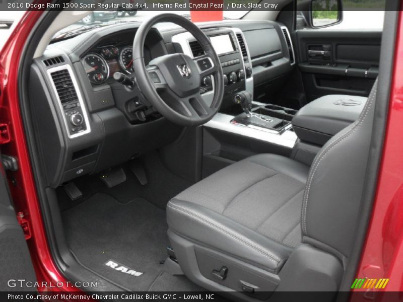  2010 Ram 1500 Sport Regular Cab 4x4 Dark Slate Gray Interior