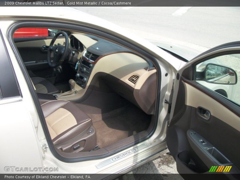 Gold Mist Metallic / Cocoa/Cashmere 2009 Chevrolet Malibu LTZ Sedan