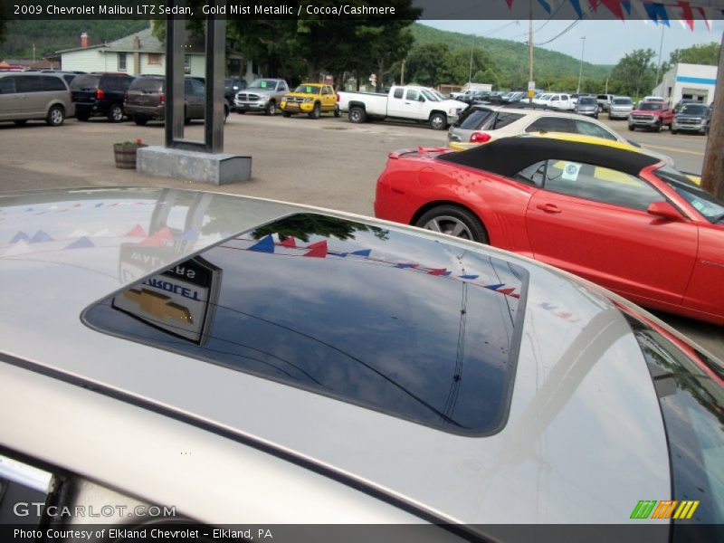 Gold Mist Metallic / Cocoa/Cashmere 2009 Chevrolet Malibu LTZ Sedan