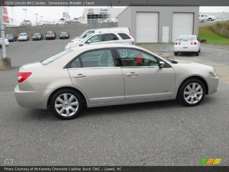 Smokestone Metallic / Sand 2009 Lincoln MKZ Sedan