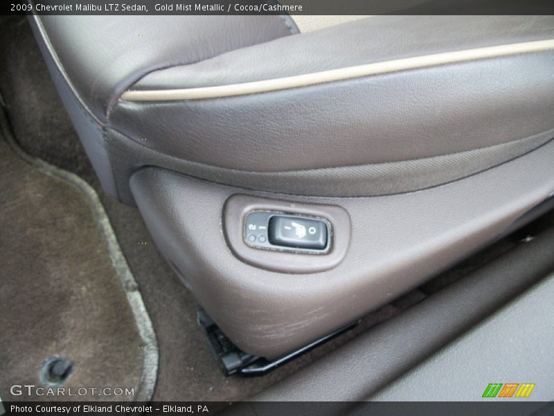 Gold Mist Metallic / Cocoa/Cashmere 2009 Chevrolet Malibu LTZ Sedan