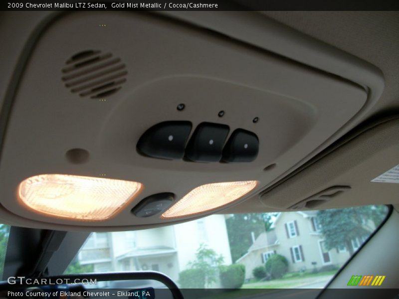 Gold Mist Metallic / Cocoa/Cashmere 2009 Chevrolet Malibu LTZ Sedan