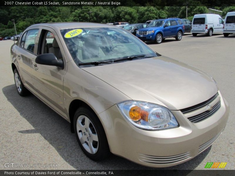 Sandstone Metallic / Neutral Beige 2007 Chevrolet Cobalt LS Sedan