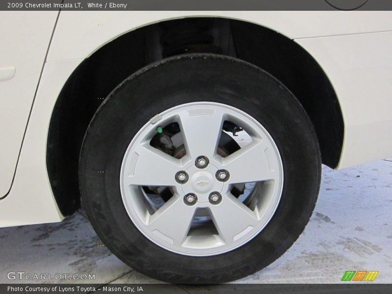 White / Ebony 2009 Chevrolet Impala LT