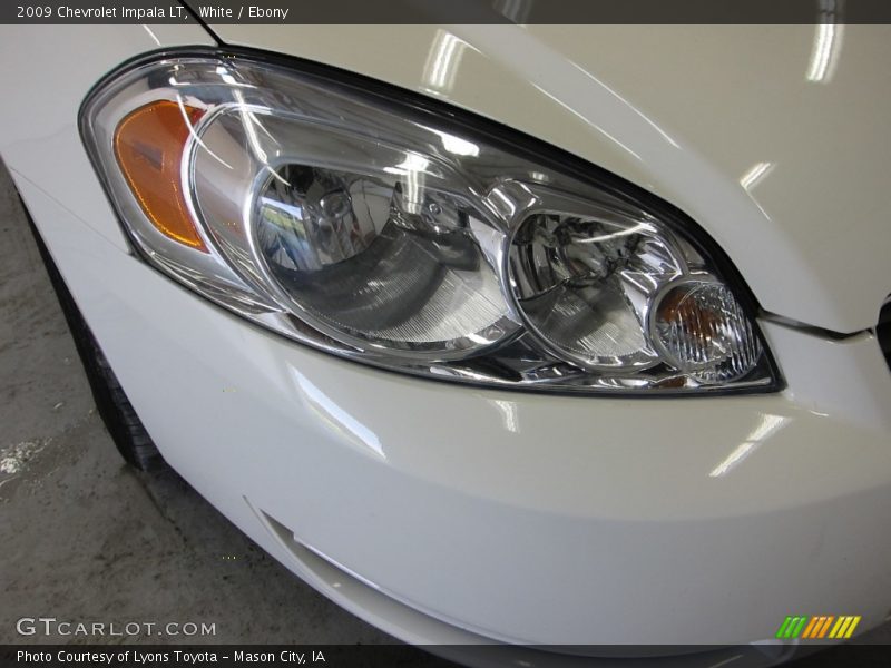 White / Ebony 2009 Chevrolet Impala LT