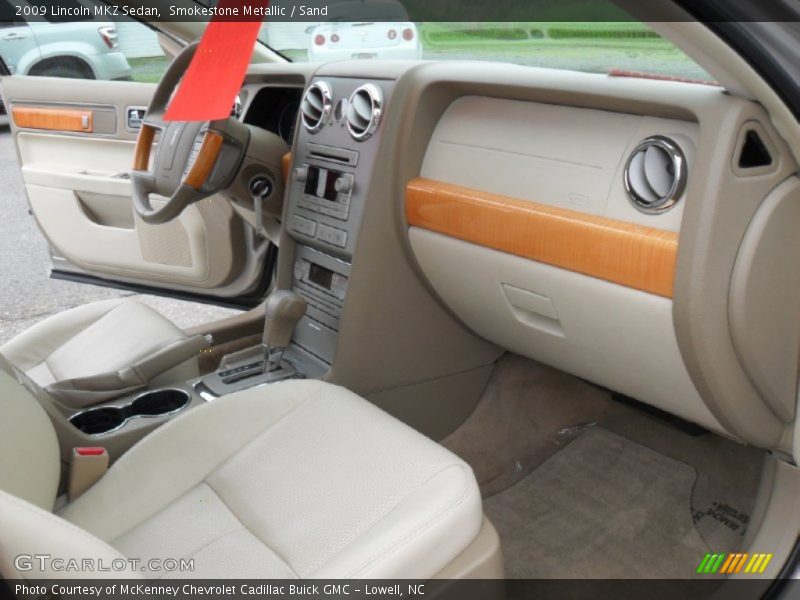 Smokestone Metallic / Sand 2009 Lincoln MKZ Sedan
