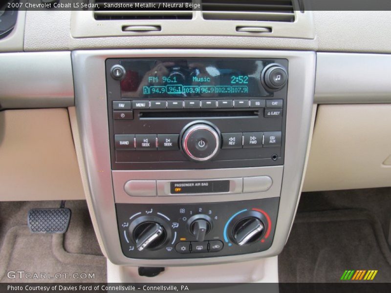 Sandstone Metallic / Neutral Beige 2007 Chevrolet Cobalt LS Sedan