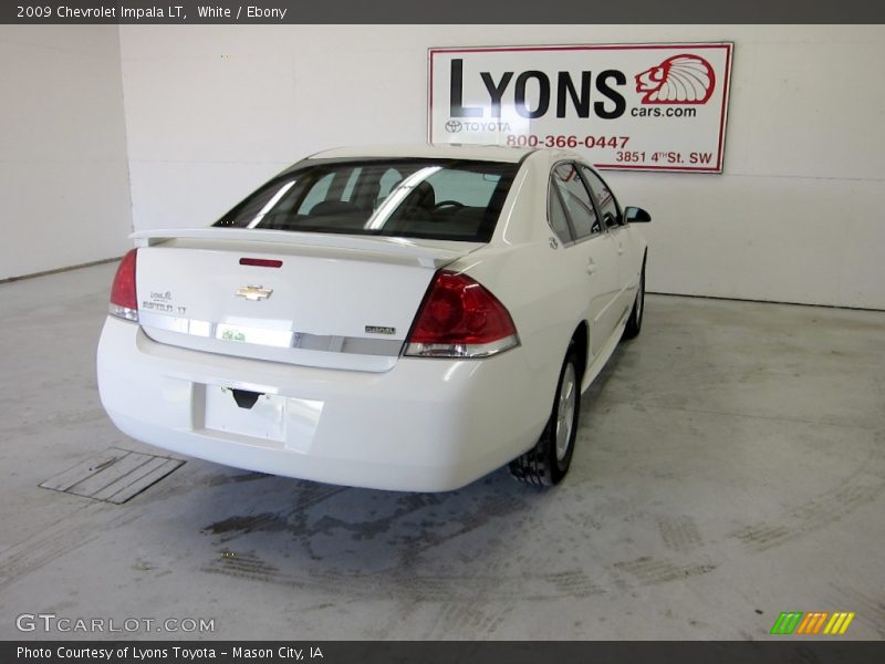 White / Ebony 2009 Chevrolet Impala LT