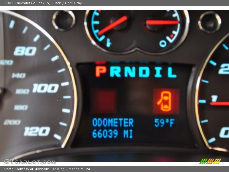 Black / Light Gray 2007 Chevrolet Equinox LS