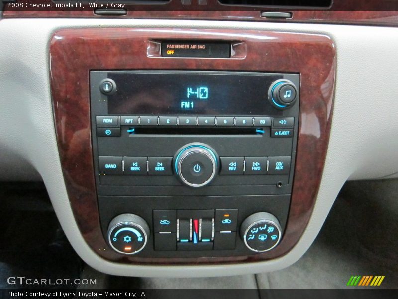 White / Gray 2008 Chevrolet Impala LT