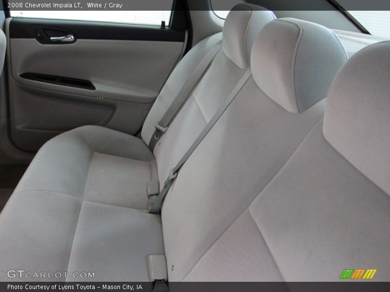 White / Gray 2008 Chevrolet Impala LT