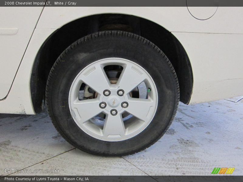 White / Gray 2008 Chevrolet Impala LT