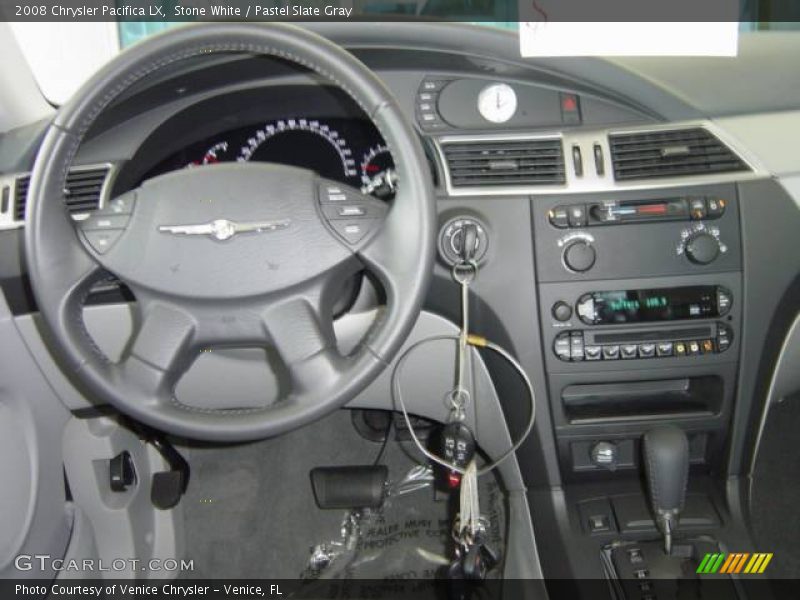 Stone White / Pastel Slate Gray 2008 Chrysler Pacifica LX