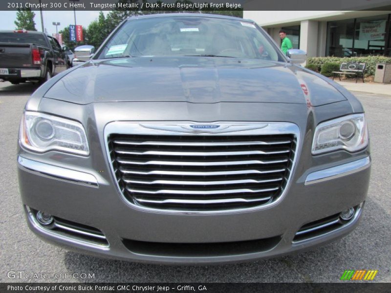 Tungsten Metallic / Dark Frost Beige/Light Frost Beige 2011 Chrysler 300 C Hemi