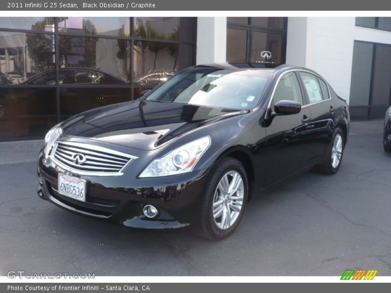 Black Obsidian / Graphite 2011 Infiniti G 25 Sedan