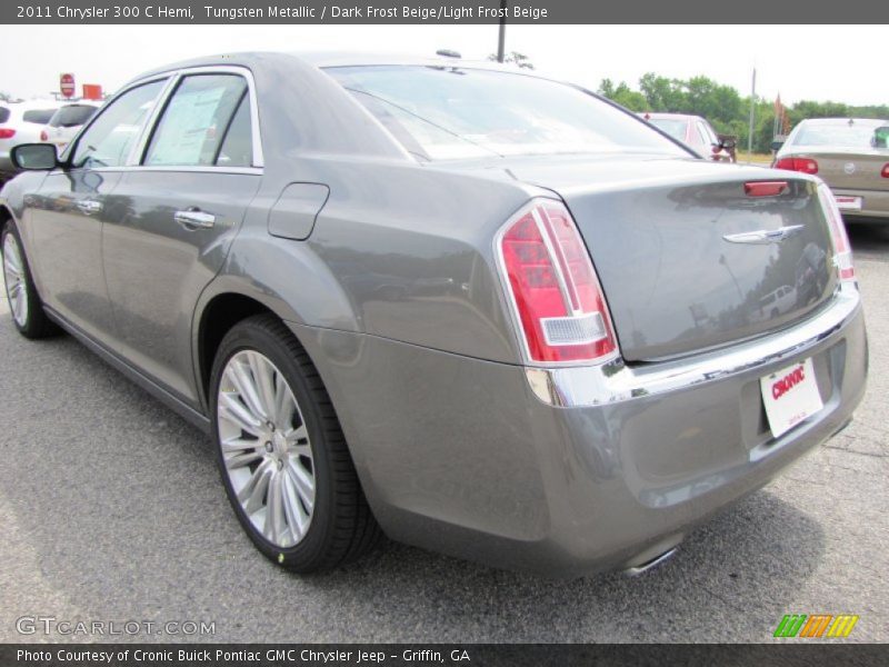 Tungsten Metallic / Dark Frost Beige/Light Frost Beige 2011 Chrysler 300 C Hemi