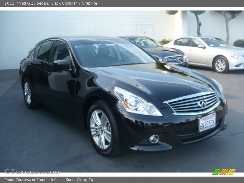 Black Obsidian / Graphite 2011 Infiniti G 25 Sedan