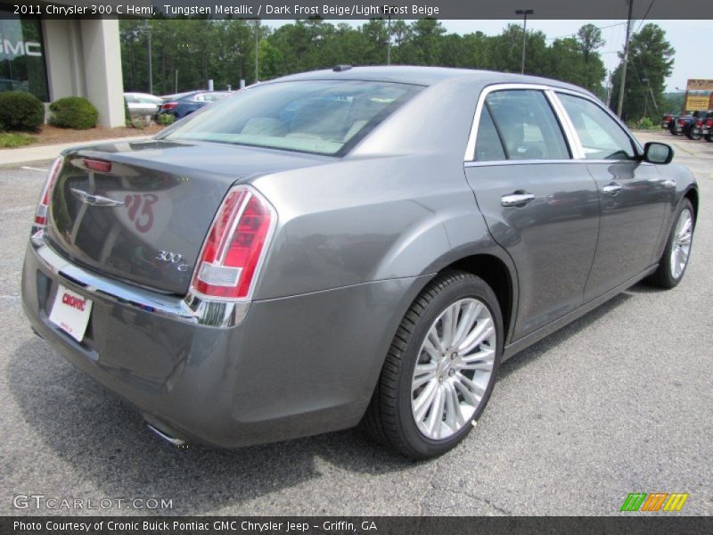 Tungsten Metallic / Dark Frost Beige/Light Frost Beige 2011 Chrysler 300 C Hemi