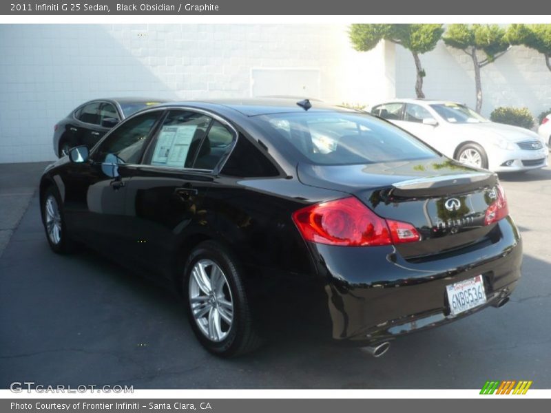 Black Obsidian / Graphite 2011 Infiniti G 25 Sedan