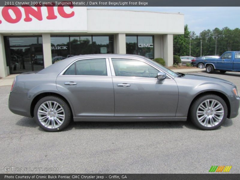 Tungsten Metallic / Dark Frost Beige/Light Frost Beige 2011 Chrysler 300 C Hemi