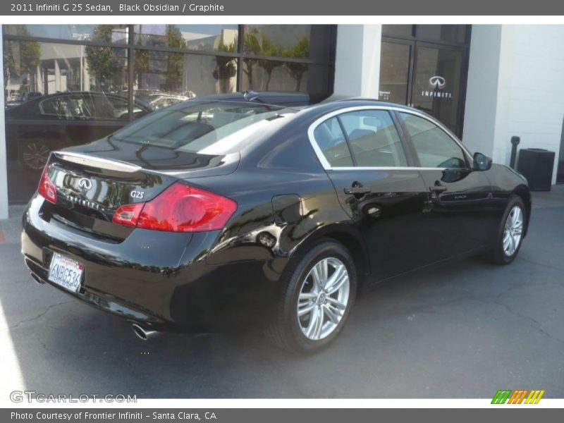 Black Obsidian / Graphite 2011 Infiniti G 25 Sedan