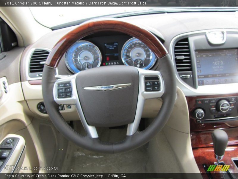 Tungsten Metallic / Dark Frost Beige/Light Frost Beige 2011 Chrysler 300 C Hemi