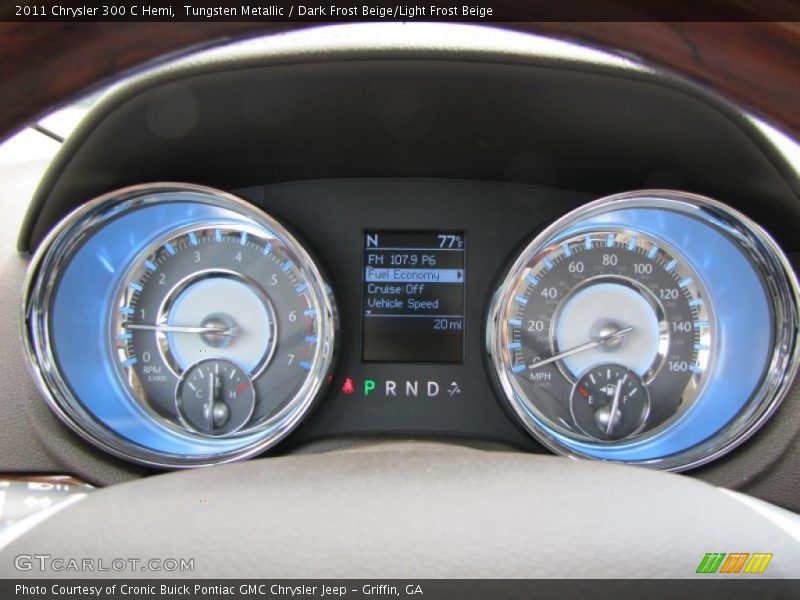 Tungsten Metallic / Dark Frost Beige/Light Frost Beige 2011 Chrysler 300 C Hemi