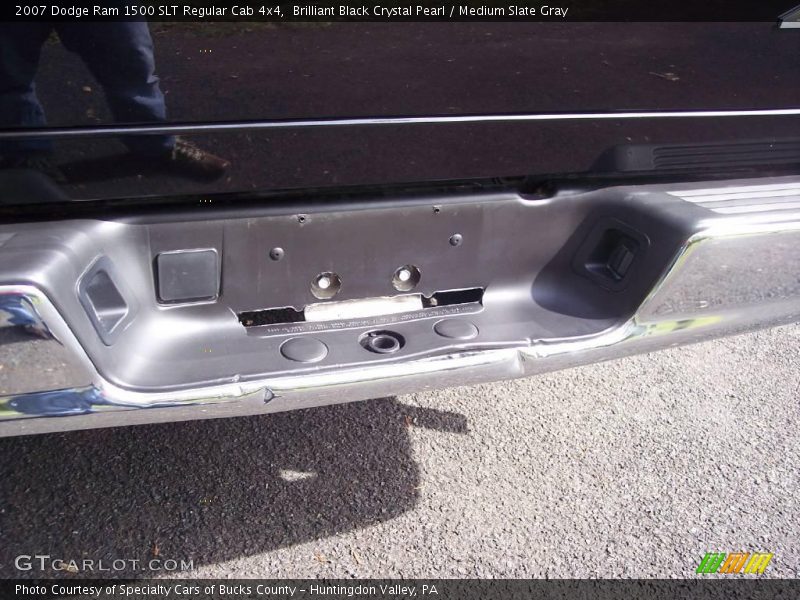 Brilliant Black Crystal Pearl / Medium Slate Gray 2007 Dodge Ram 1500 SLT Regular Cab 4x4