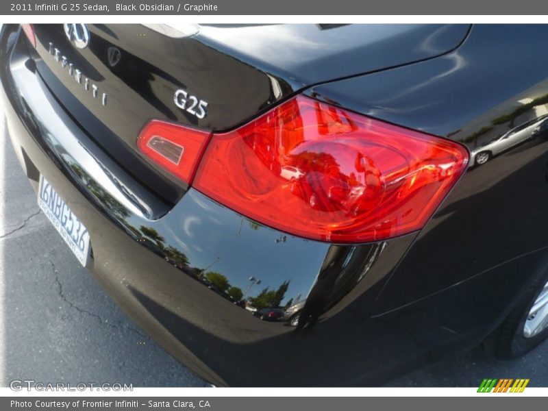Black Obsidian / Graphite 2011 Infiniti G 25 Sedan