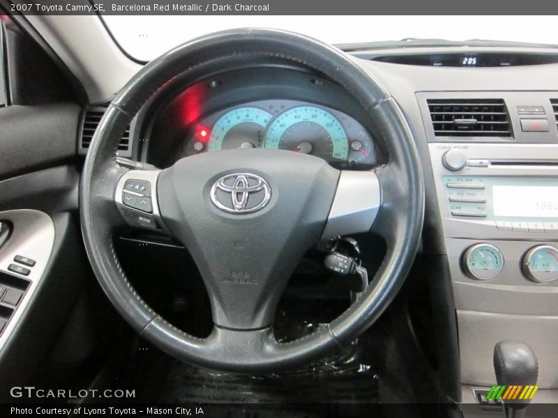 Barcelona Red Metallic / Dark Charcoal 2007 Toyota Camry SE