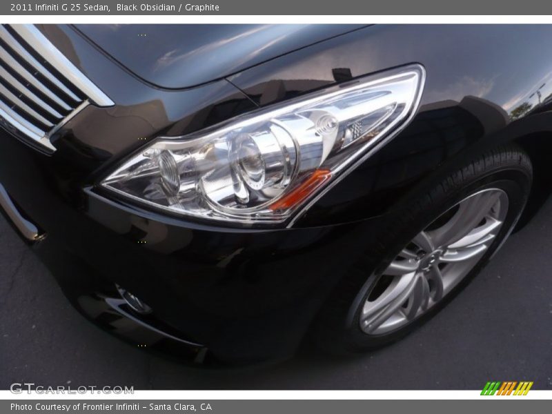 Black Obsidian / Graphite 2011 Infiniti G 25 Sedan