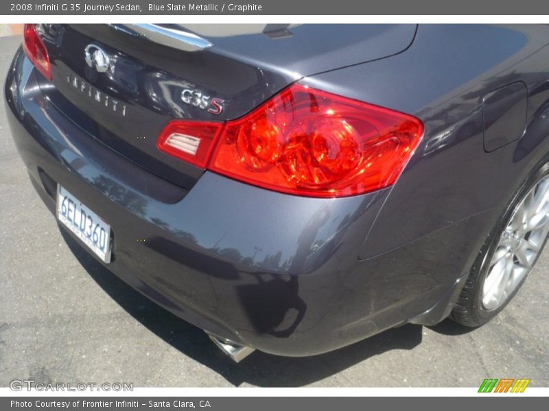 Blue Slate Metallic / Graphite 2008 Infiniti G 35 Journey Sedan