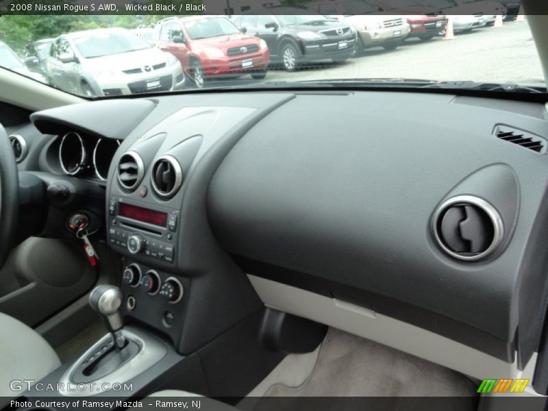 Wicked Black / Black 2008 Nissan Rogue S AWD