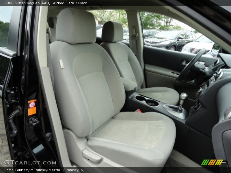 Wicked Black / Black 2008 Nissan Rogue S AWD
