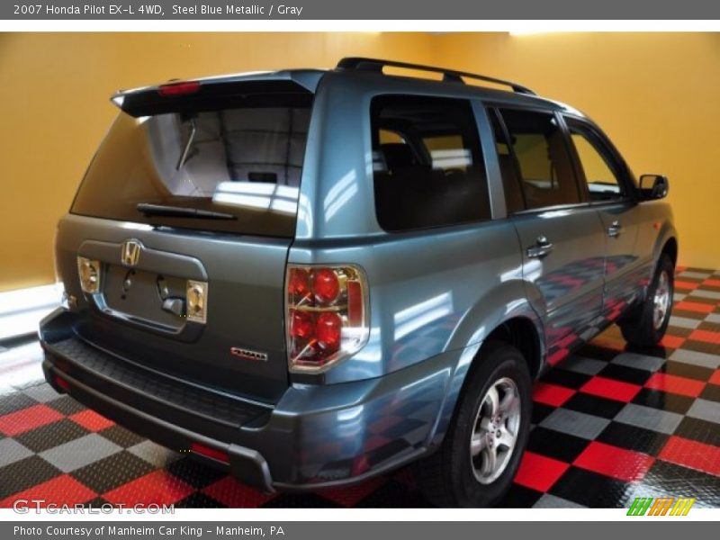 Steel Blue Metallic / Gray 2007 Honda Pilot EX-L 4WD