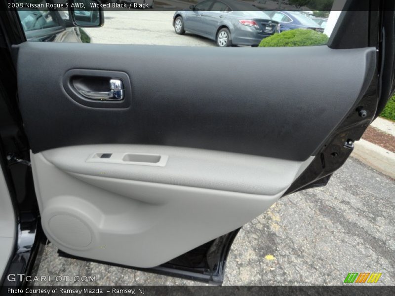 Wicked Black / Black 2008 Nissan Rogue S AWD
