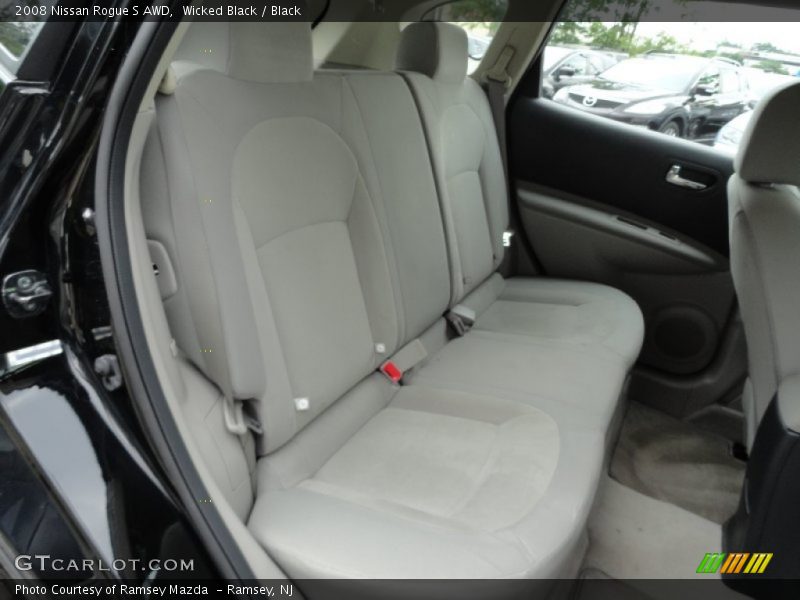 Wicked Black / Black 2008 Nissan Rogue S AWD