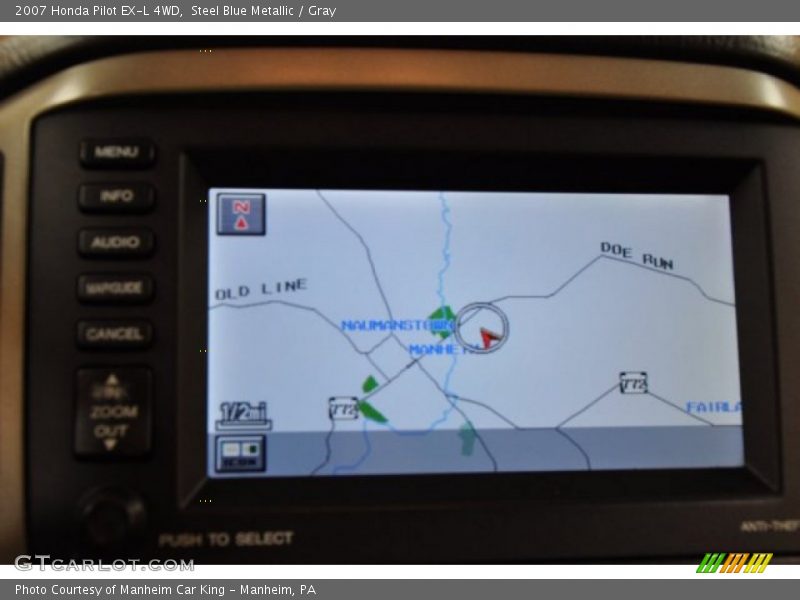 Steel Blue Metallic / Gray 2007 Honda Pilot EX-L 4WD